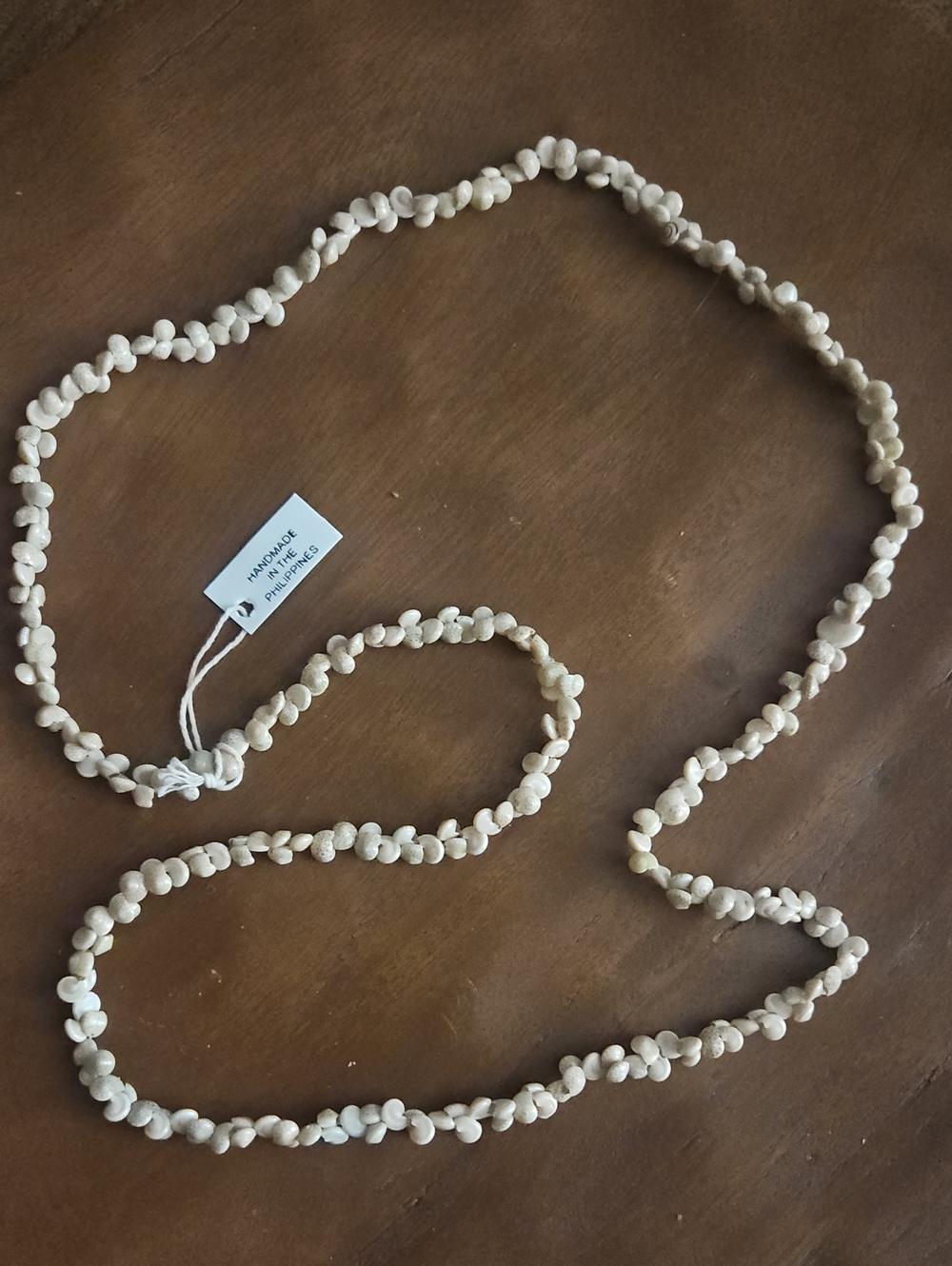 Vintage Handcrafted Sea Snail Shell Lei Necklace 🌴 Boho Coastal